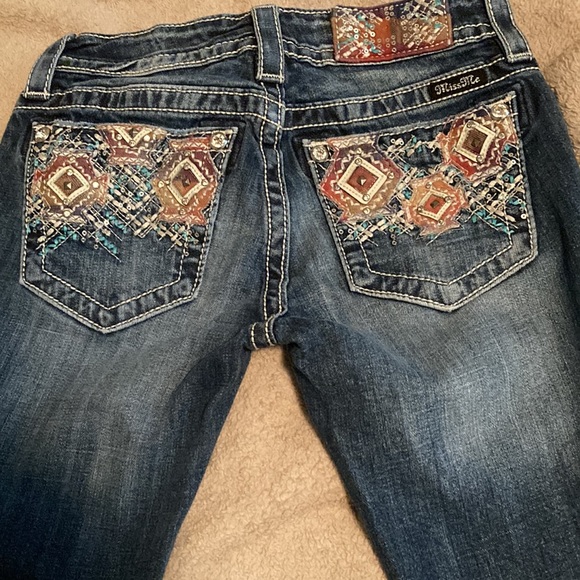Miss Me Jeans!!!! Perfect condition! Never worn, just too small for me. - Picture 2 of 6